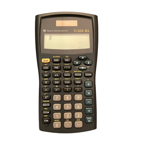 Texas Instruments‎ TI-30X IIS Scientific Calculator Black Solar Tested & Working - Picture 2 of 9